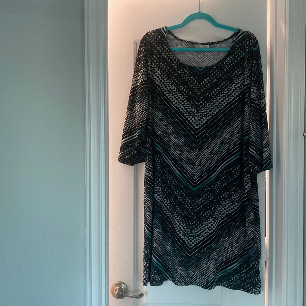 Dana Buchman printed dress